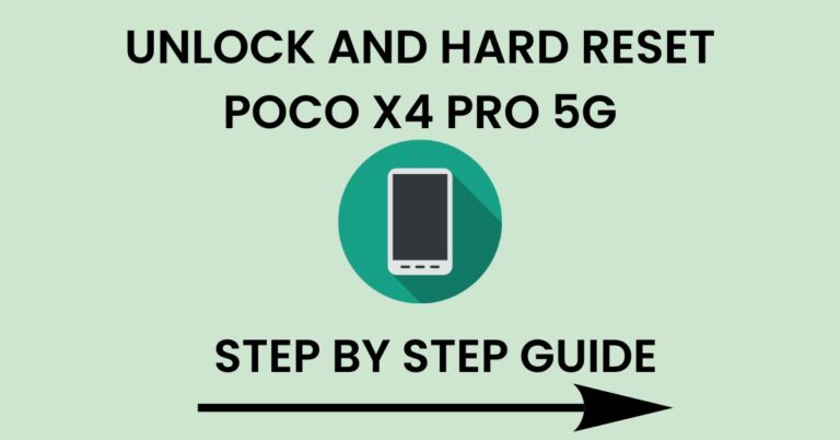 Hard Reset Poco X4 Pro 5G And Unlock