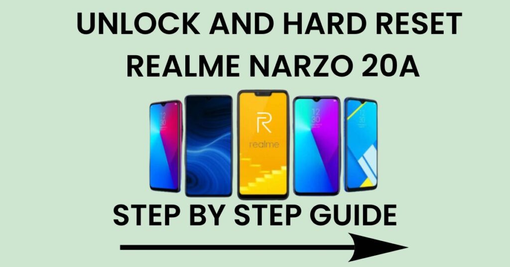 Hard Reset Realme Narzo 20A And Unlock