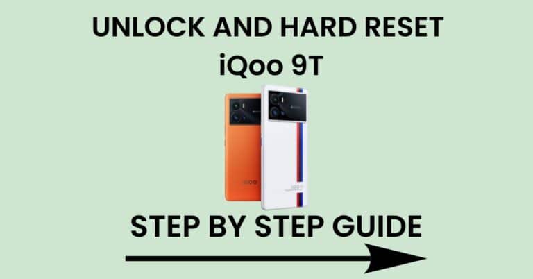 Hard Reset iQoo 9T 5G And Unlock