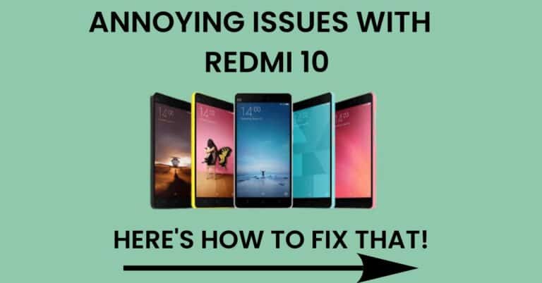 Common Problems In Redmi 10